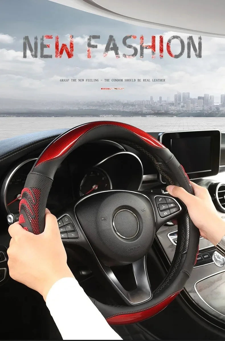 Three-dimensional Honeycomb Steering Wheel Cover Steering Wheel Cover Anti-Slip Comfort