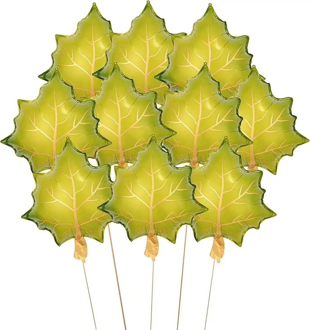 10pcs 22inch Round Happy Thanksgiving Balloons Thanksgiving Day Balloon Autumn Pumpkin Maple Leaf Thanksgiving Day Decorations