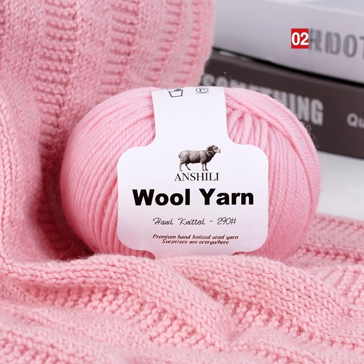 Yarn, Medium-Thick for Sweaters, Scarves, Gloves, Blankets & Cozy Crafts