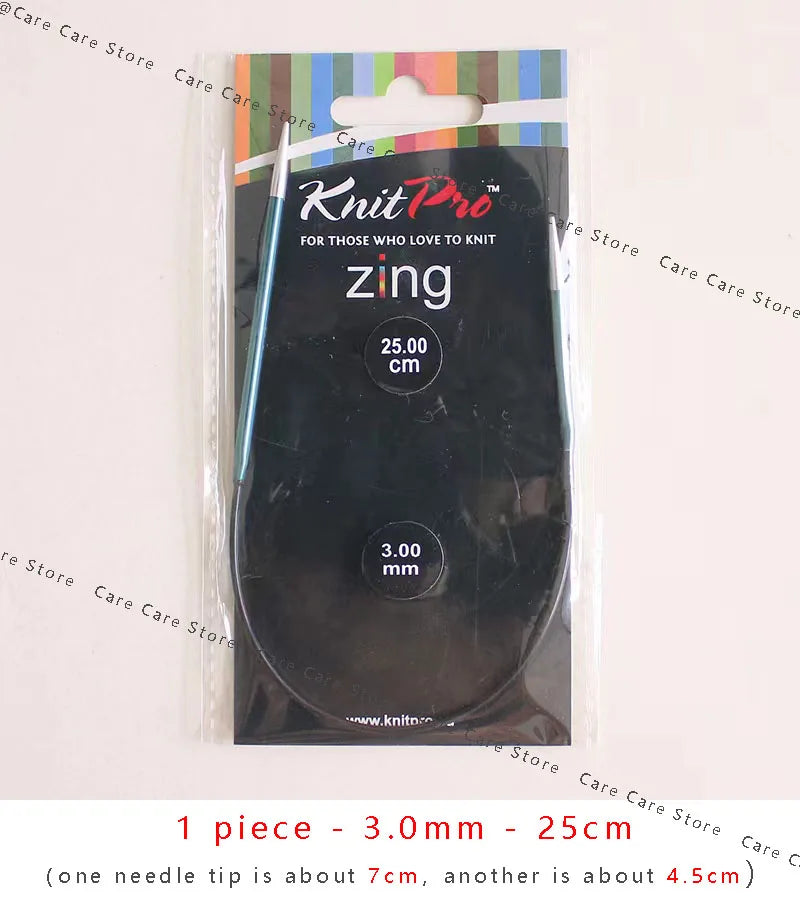 Knitting Needles, KnitPro Zing Asymmetrical Circular for Sleeves & Socks