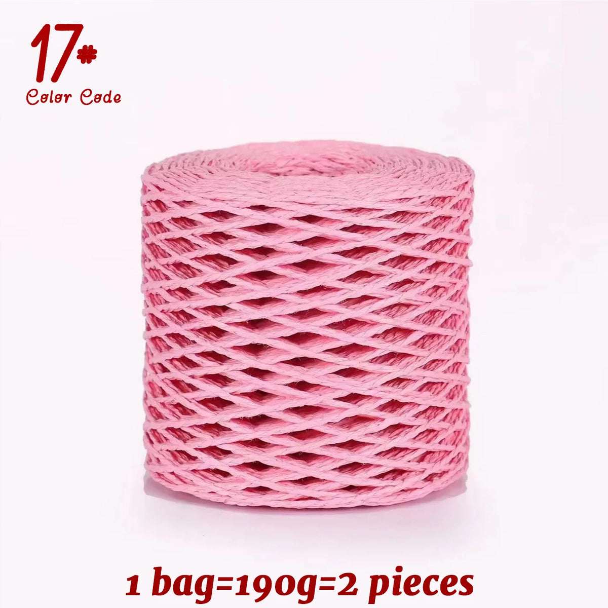 Yarn, Raffia-Style for Summer Hats, Bags, Slippers, Gift Wrap & Crafts