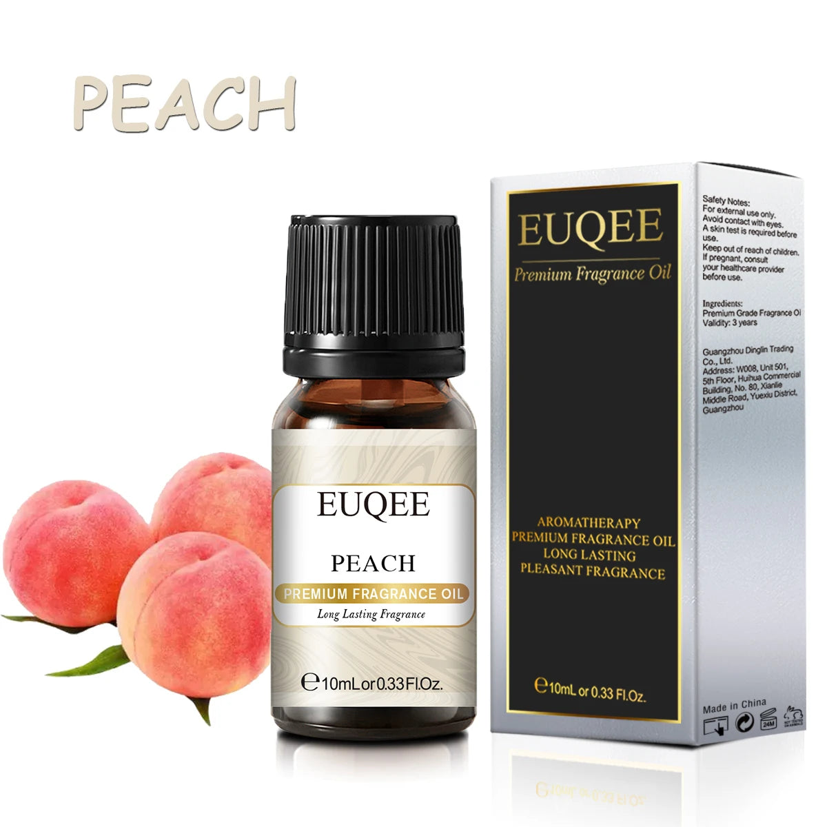 EUQEE 10ml Sweet Fruit Fragrance Oil — 8 Scents for Candles & Soap