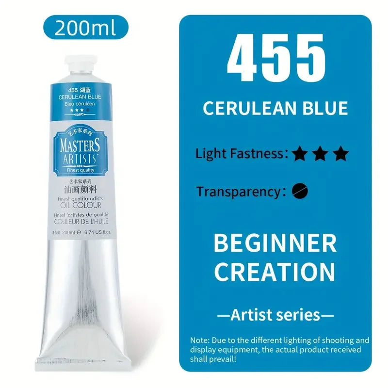 Marie's Oil Paint — 200ml Jumbo Tube, 14 Colors Available