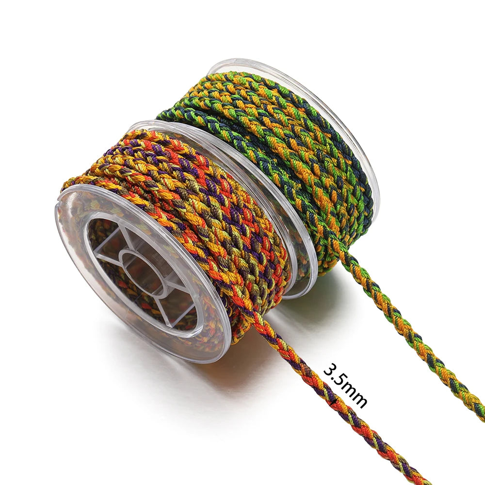 Polyester Beading Thread Colorful Stringing Cord DIY Jewelry Making