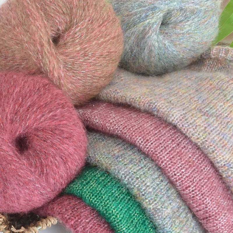 Yarn, Glitter Effect for Knitting Sweaters, Scarves, Hats & Handmade Gifts
