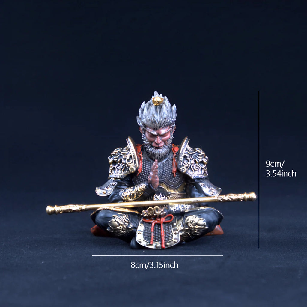 Vibrant Monkey King Figurine 1 Car Dashboard Ornament Decoration