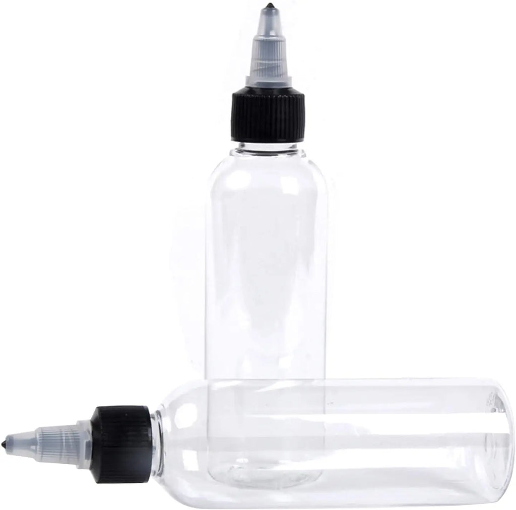 Dropper Bottles Empty PET Plastic Twist-Top Dispensing Containers 5 Pack