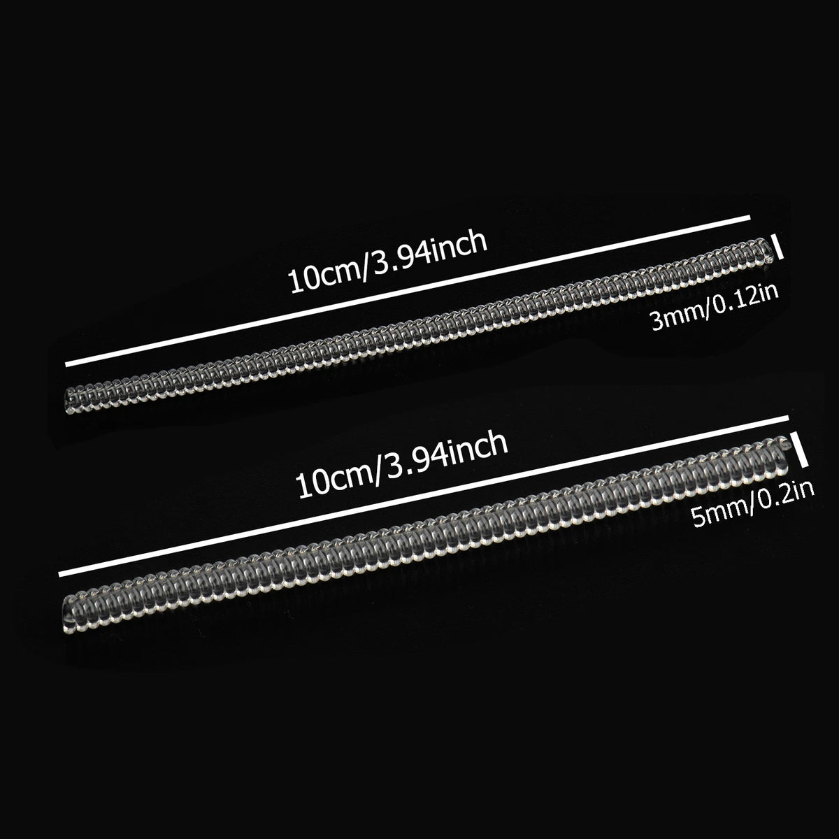 Ring Size Reducers Clear Spiral Jewelry Guards DIY Jewelry Making Craft Supplies