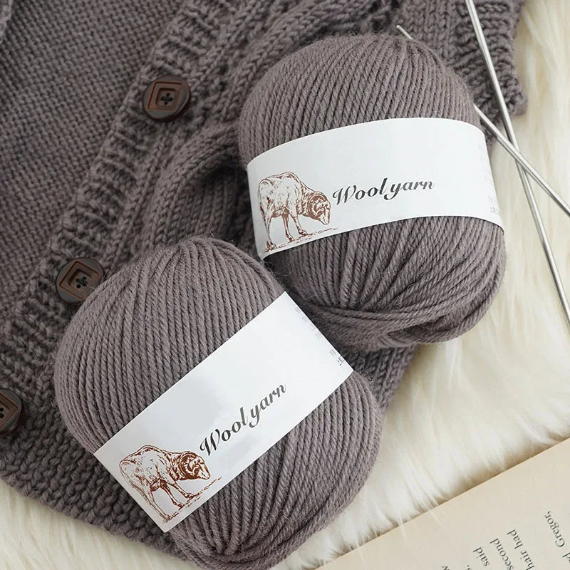 Yarn, Solid Color for Handmade Scarves, Sweaters, Gloves & Winter Hats