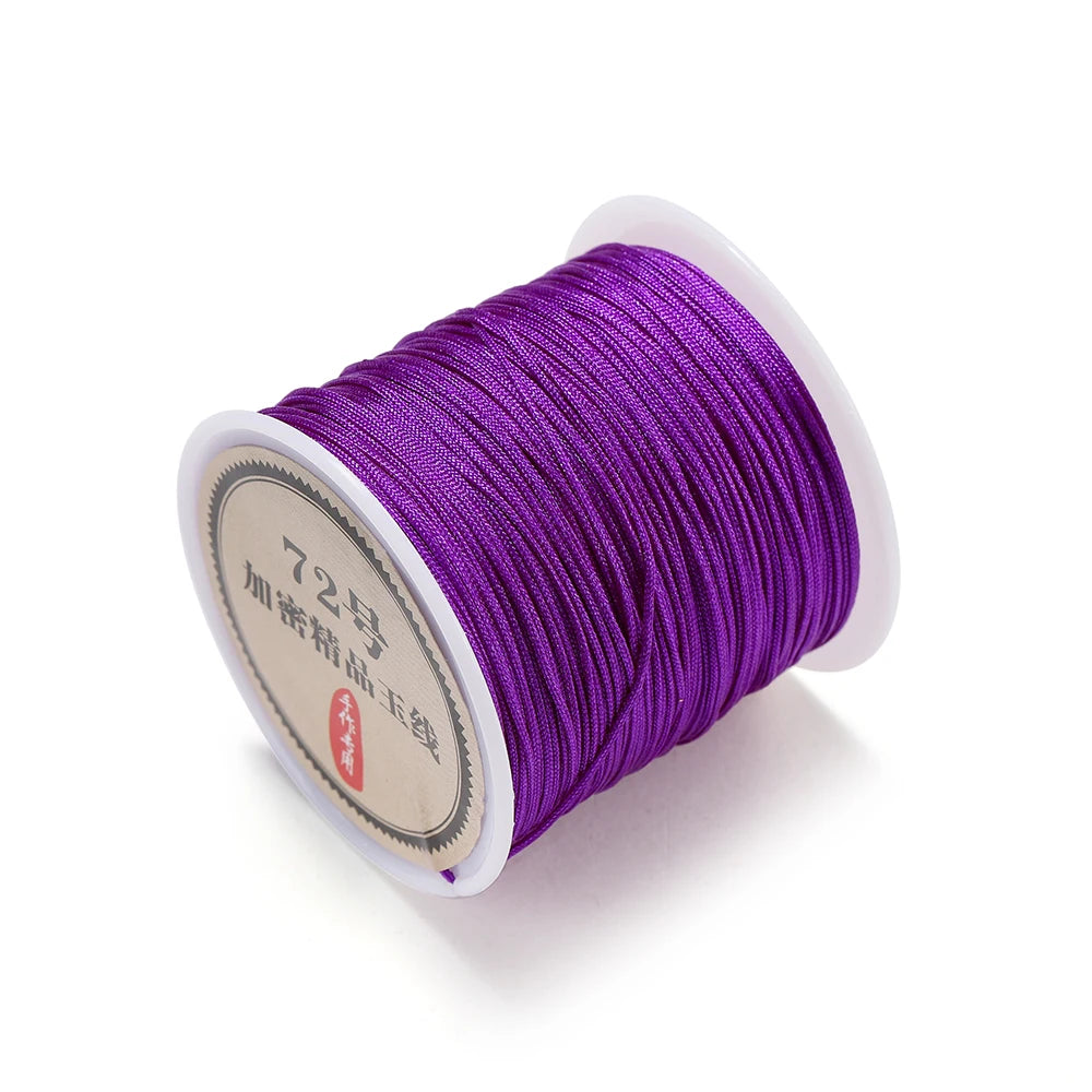 Beading Cord Nylon Chinese Knot Bracelet Braided String Tassel Craft Supplies
