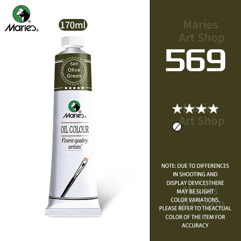 Marie's Oil Paint — 170ml Large Tube, 16 Colors Available