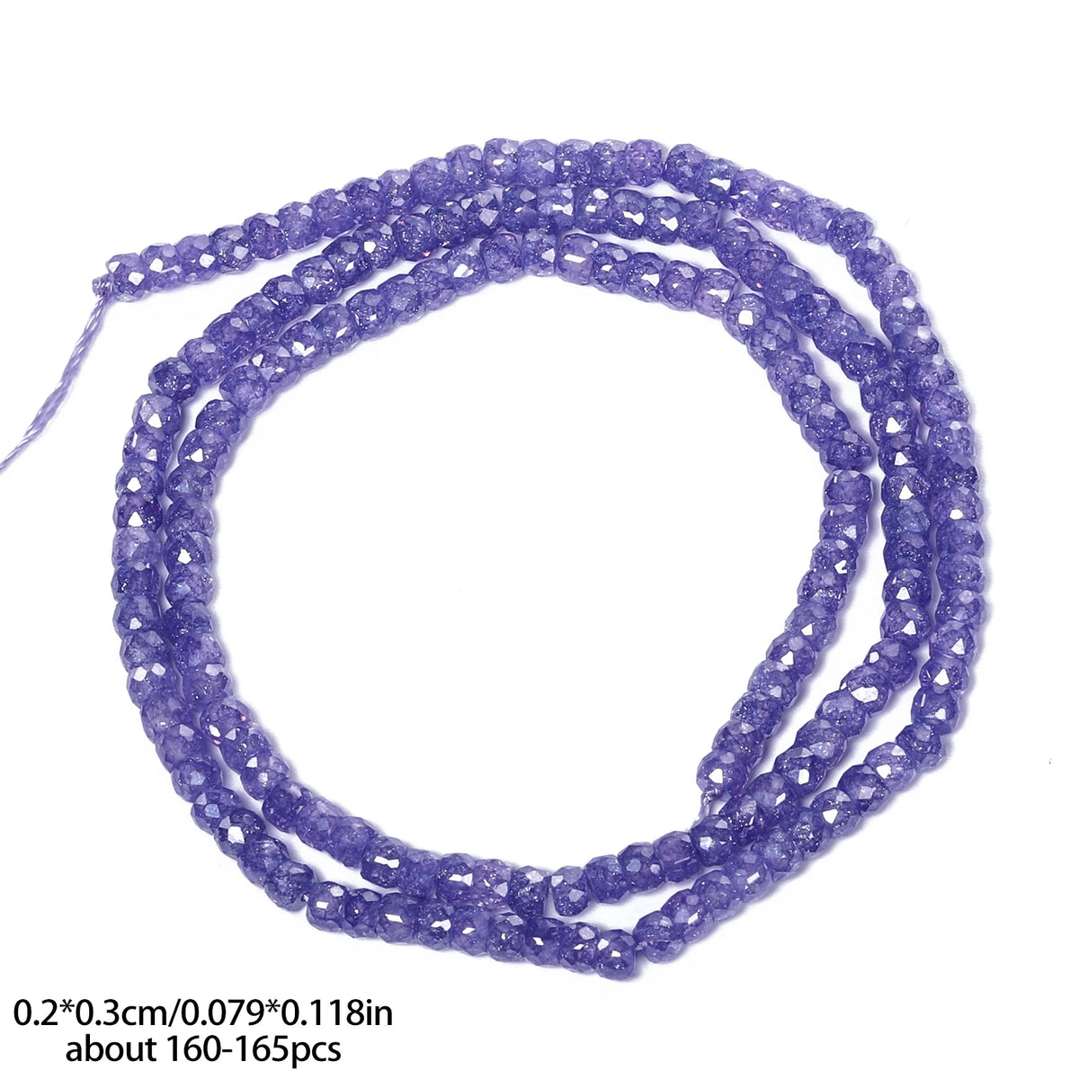 Stone Beads Faceted Abacus Zircon-Style for DIY Jewelry Making Bracelet Supplies