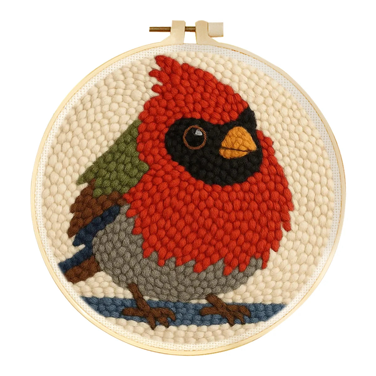Punch Needle Kit, Hummingbird Love Design for Handmade Wall Decor & Gifts