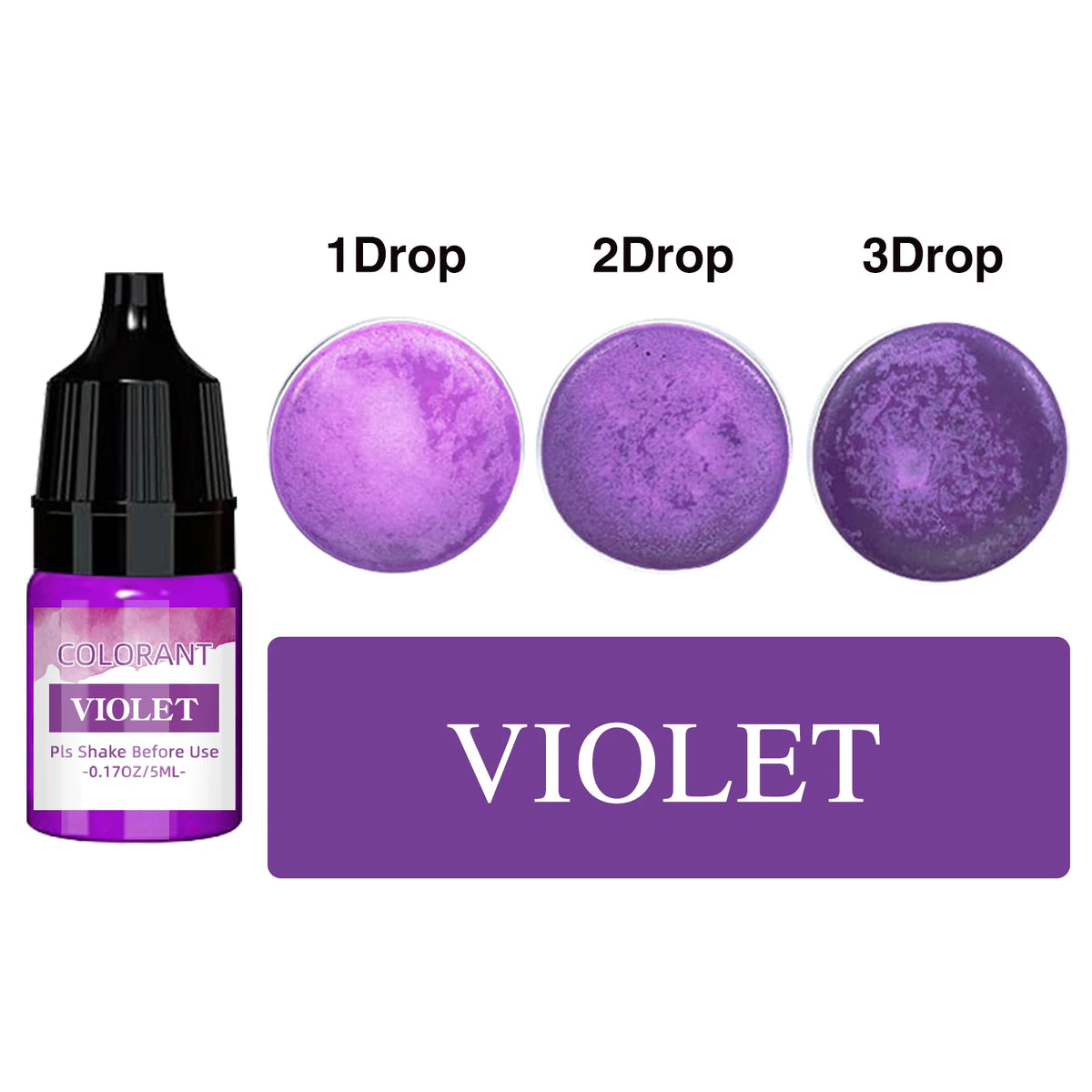 Liquid Candle & Soap Colorant 5ml — 20 Colors for Soy, Beeswax & Paraffin