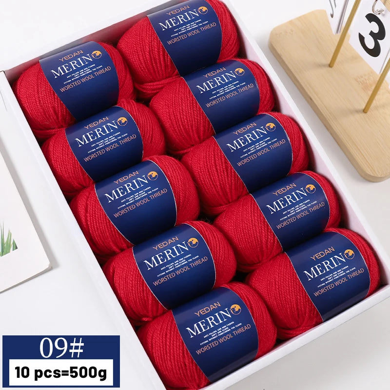 Yarn, Fine for Hand Knitting Sweaters, Scarves, Hats & Winter Accessories