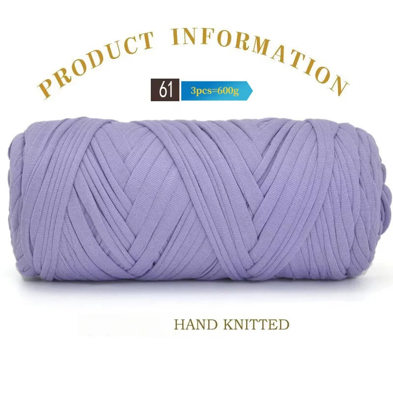 Yarn, Fabric Strip for Crochet Bags, Slippers, Hats, Cushions & Baskets