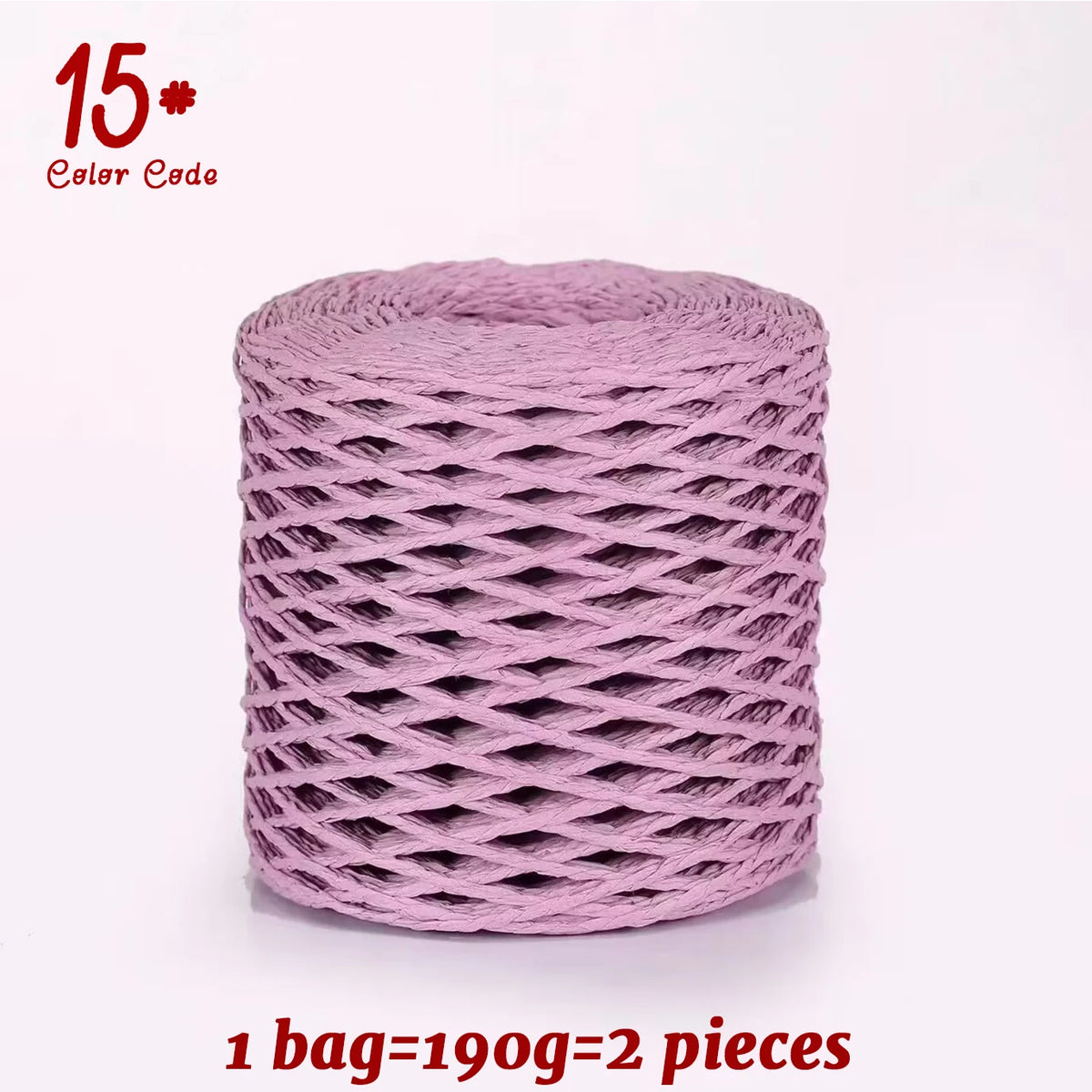 Yarn, Raffia-Style for Summer Hats, Bags, Slippers, Gift Wrap & Crafts