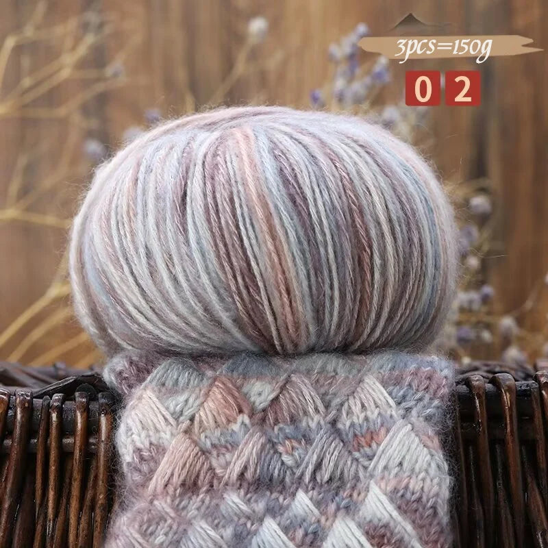 Yarn, Camouflage Colors for Hand Knitting Sweaters & Crochet Projects