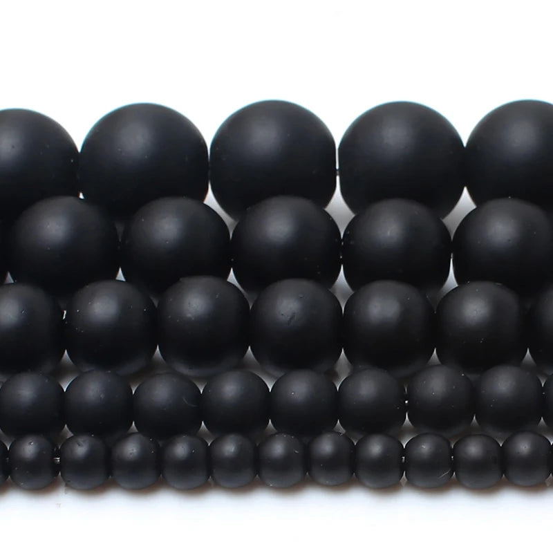 Stone Beads Matte Round Turquoise Jasper Quartz Styles for DIY Jewelry Making