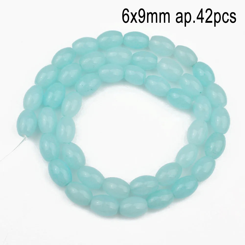 Stone Beads Amazonite-Style Faceted Mixed Shapes for DIY Jewelry Making