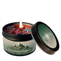 Cinnamon Sandalwood Crystal Scented Candle Manifestation Goal Achievement Aromatherapy Candle Meditation Room Decor Gift 3oz Tin