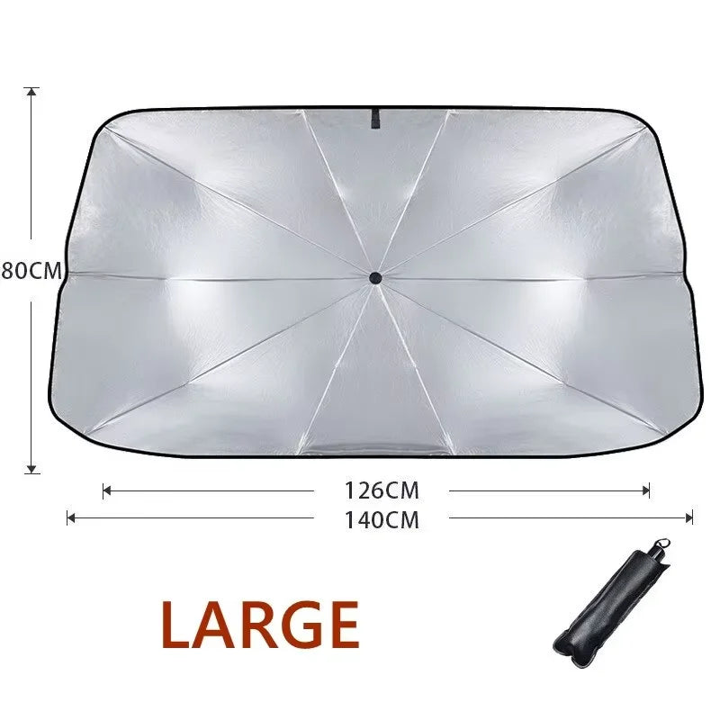 car sunshade retractable sunscreen heat Car Sun Shade UV Protector