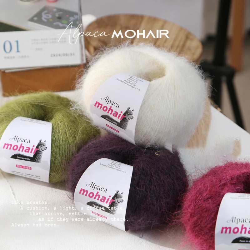 Yarn, Long-Pile Texture for Knitting Gloves, Hair Ties & Creative Crafts