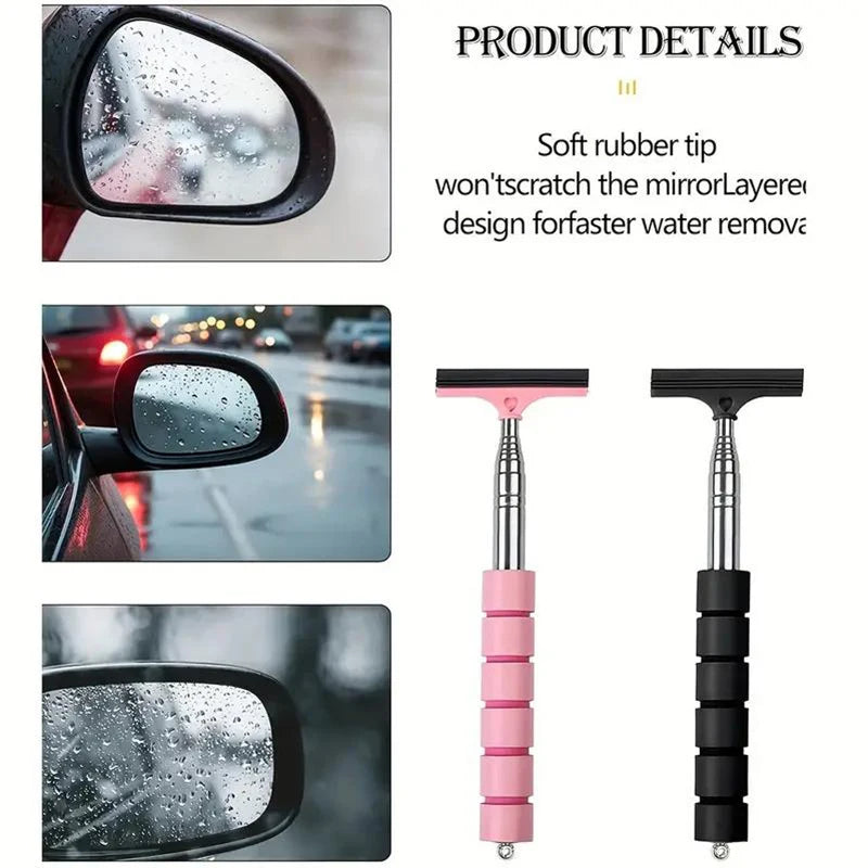 Car Rearview Mirror Wiper Telescopic Premium Quality Replacement Accessory