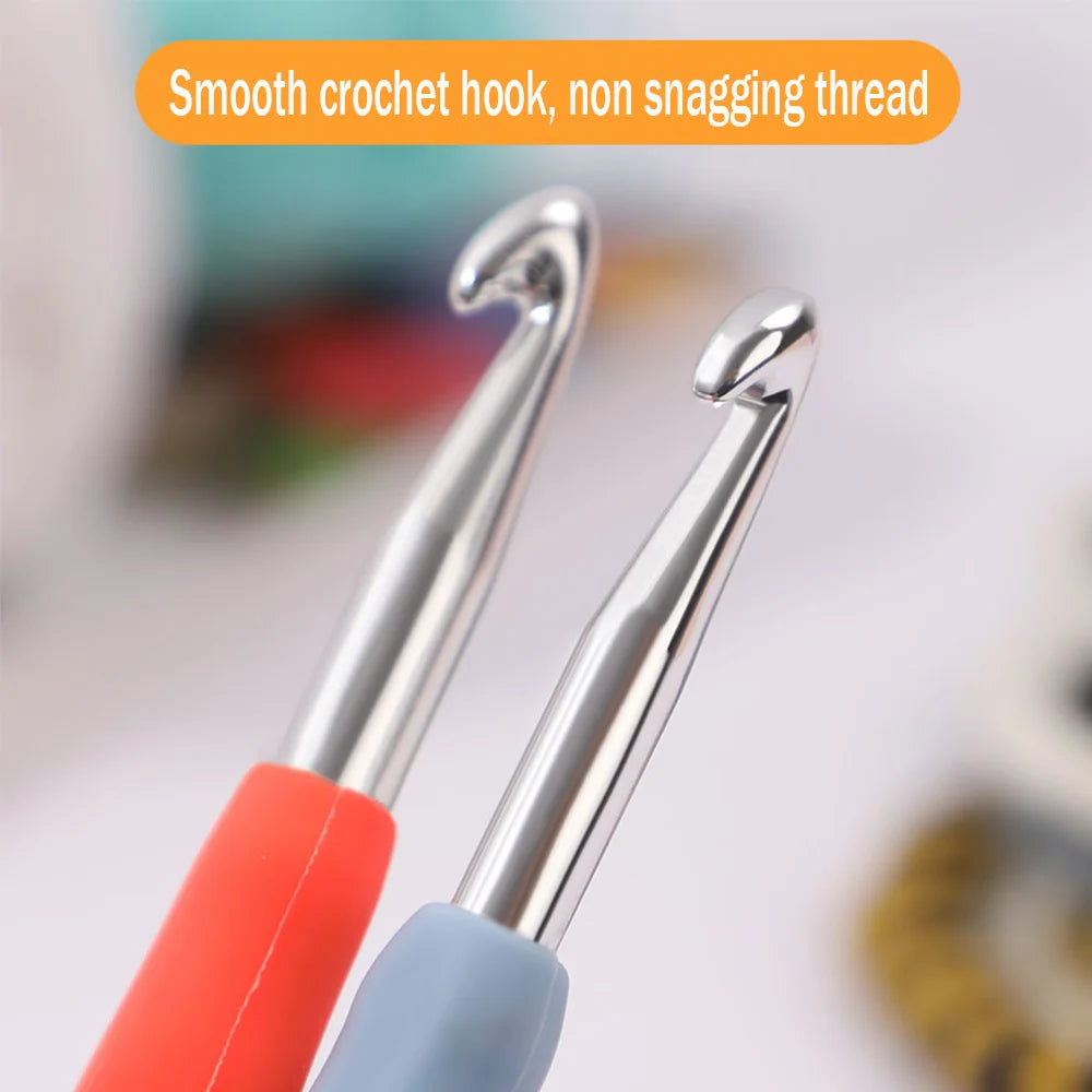 Crochet Hook, Aluminum for Handmade Yarn Crafts & Needlework Projects
