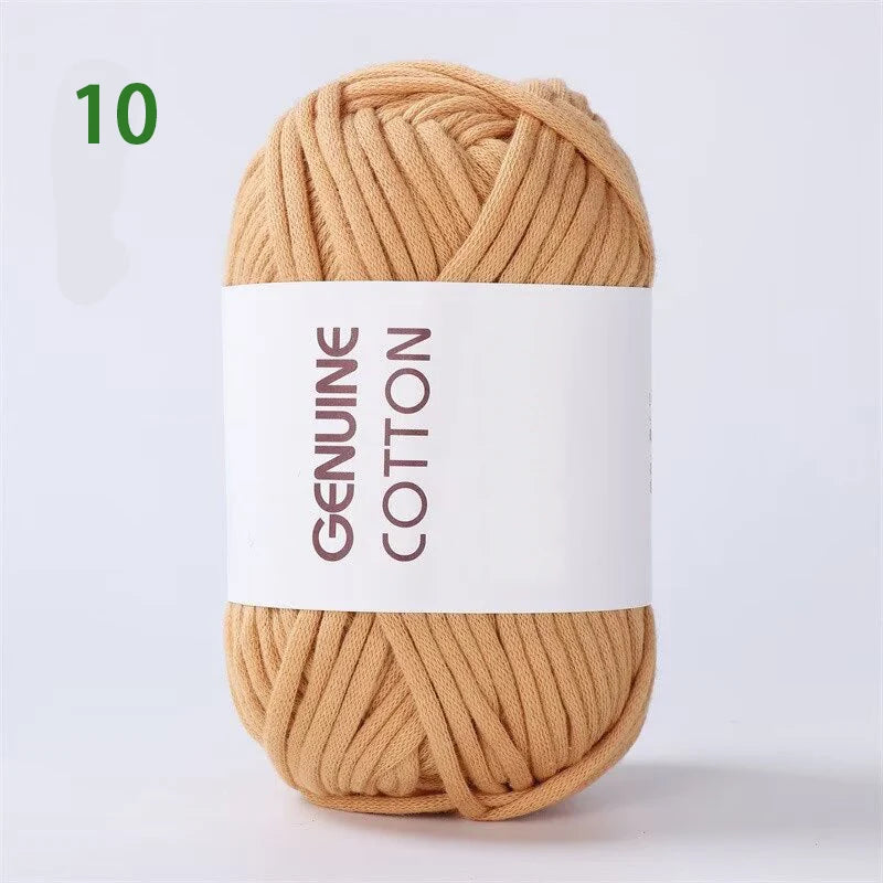 Yarn, Hollow Cord for Crochet Shoes, Scarves, Bags, Hats & Blanket Crafts