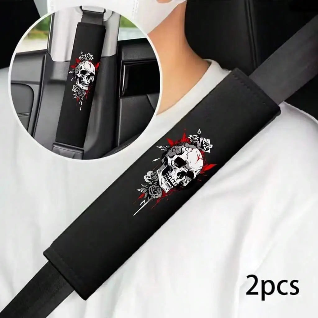 Lot of 2 Skull Pattern Premium Quality Replacement Accessory