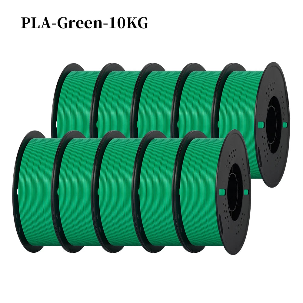 KINGROON 10KG/22LBS Multicolor PLA Filament 1KG/Roll 1.75mm For 3D Printer Material for 3D Printing 3D Printer Filament Free Shipping