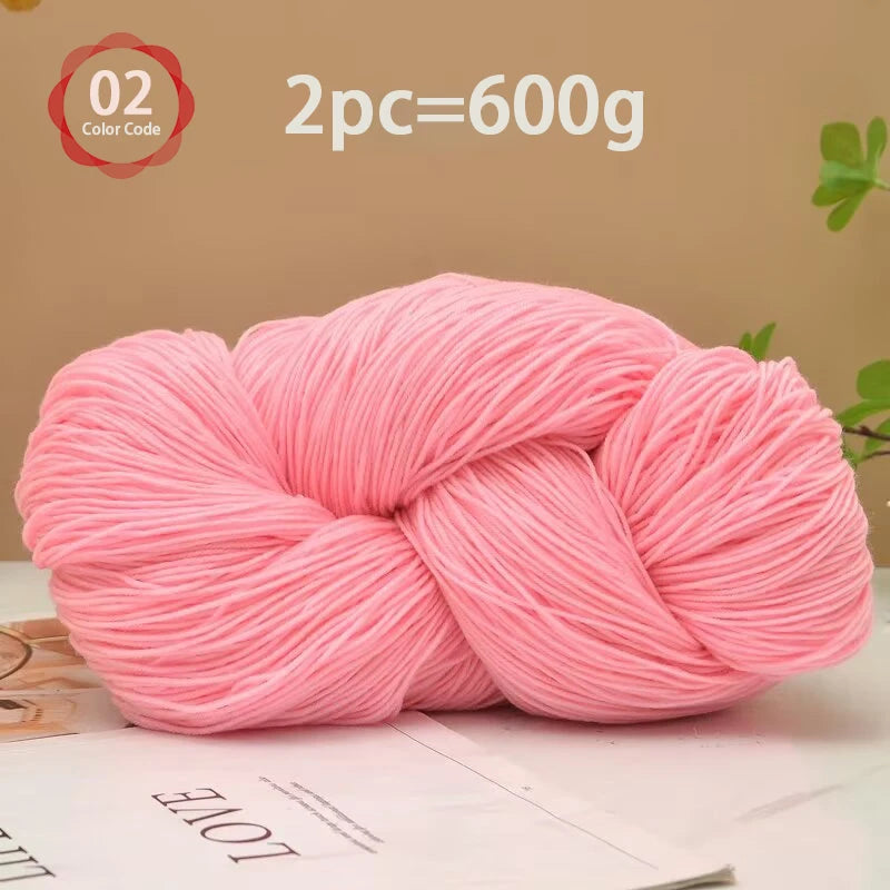 Yarn, Medium-Fine for Knitting Sweaters, Scarves, Vests & Handmade Blankets