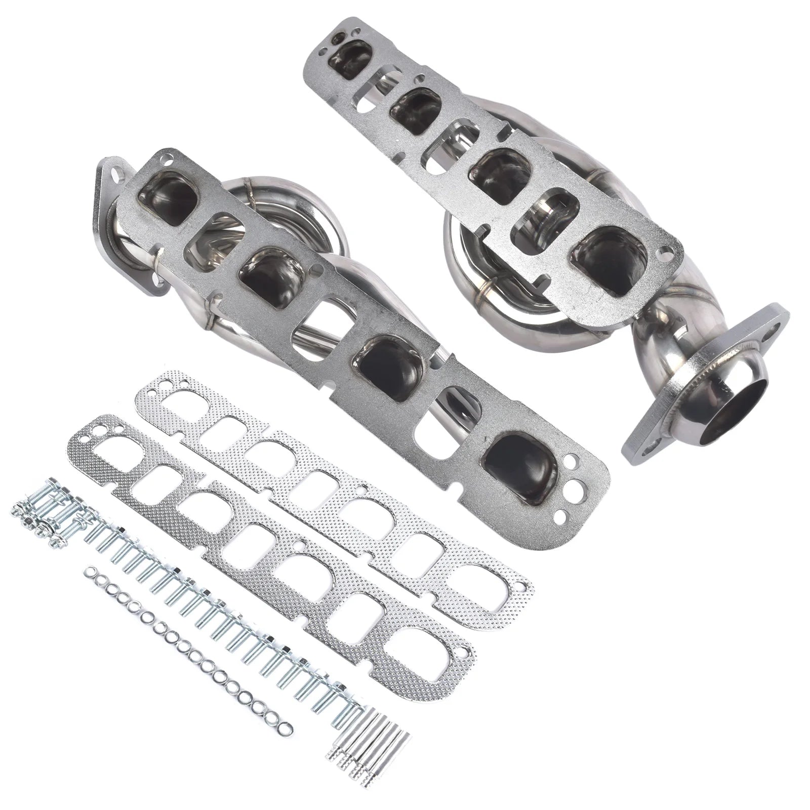 Stainless Steel Shorty Exhaust Headers Kit for 2009-2017 Dodge Ram 1500 5.7L V8 HEMI