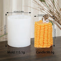 Corn Candle Mold - Silicone 3D Corn Cob, Single Cavity
