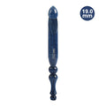 Crochet Hook, Blue Vintage-Style Wooden Handle for Handmade Yarn Crafts