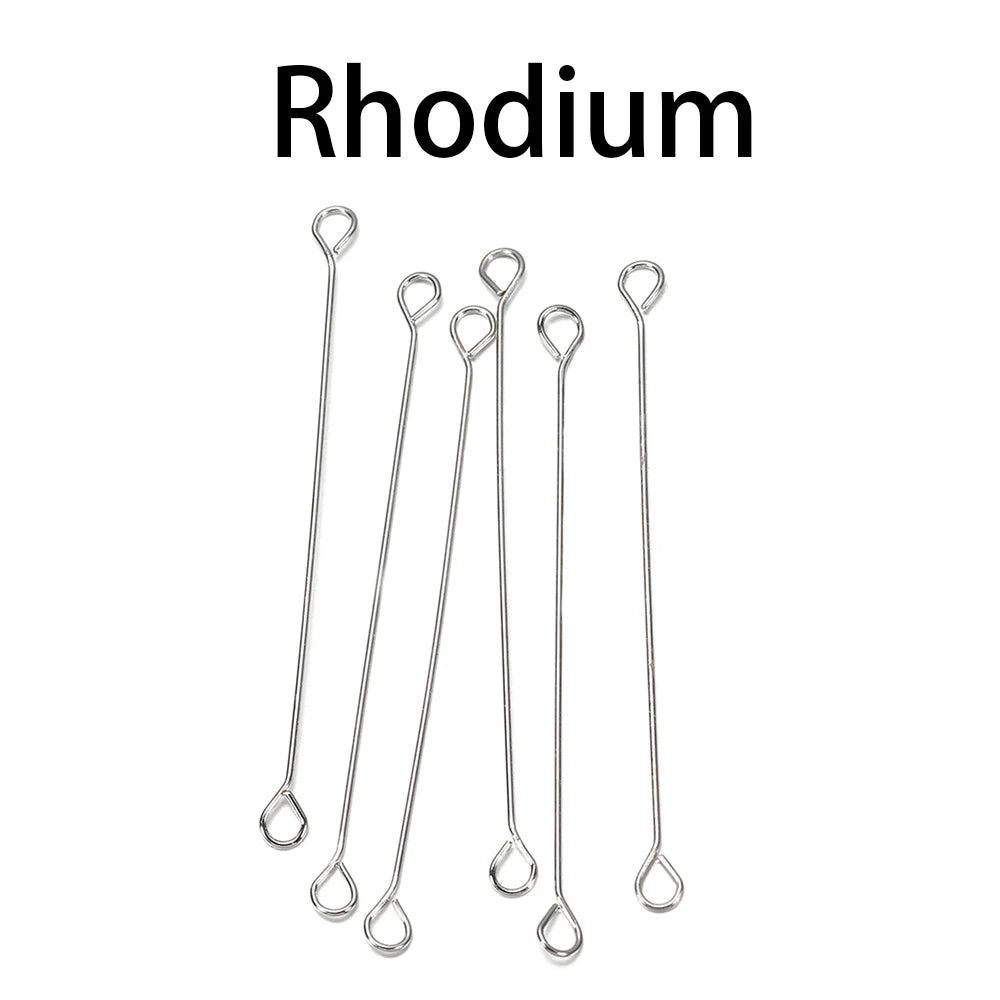 Earring Components Double Cylinder Bar Earrings Connecting DIY Jewelry Making
