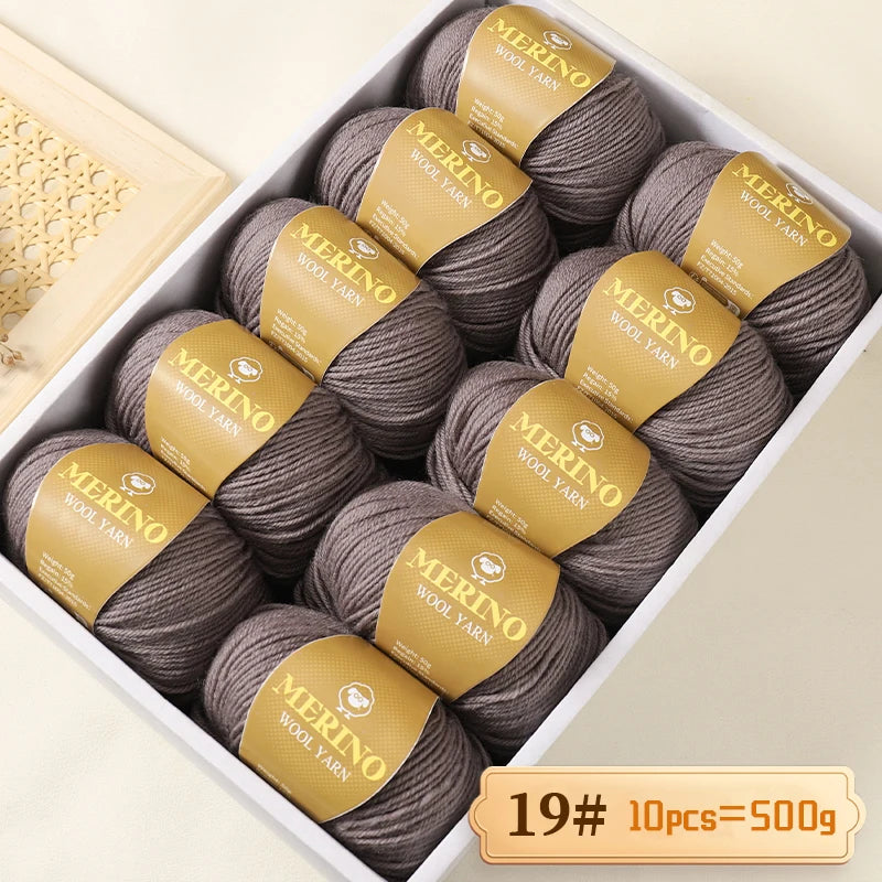 Yarn, Medium-Fine for Hand Knitting Sweaters, Scarves & Winter Hats