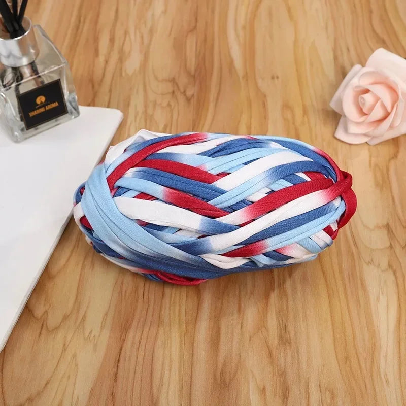 Yarn, Candy-Color Fabric Strip for Crochet Bags, Slippers & Handmade Crafts