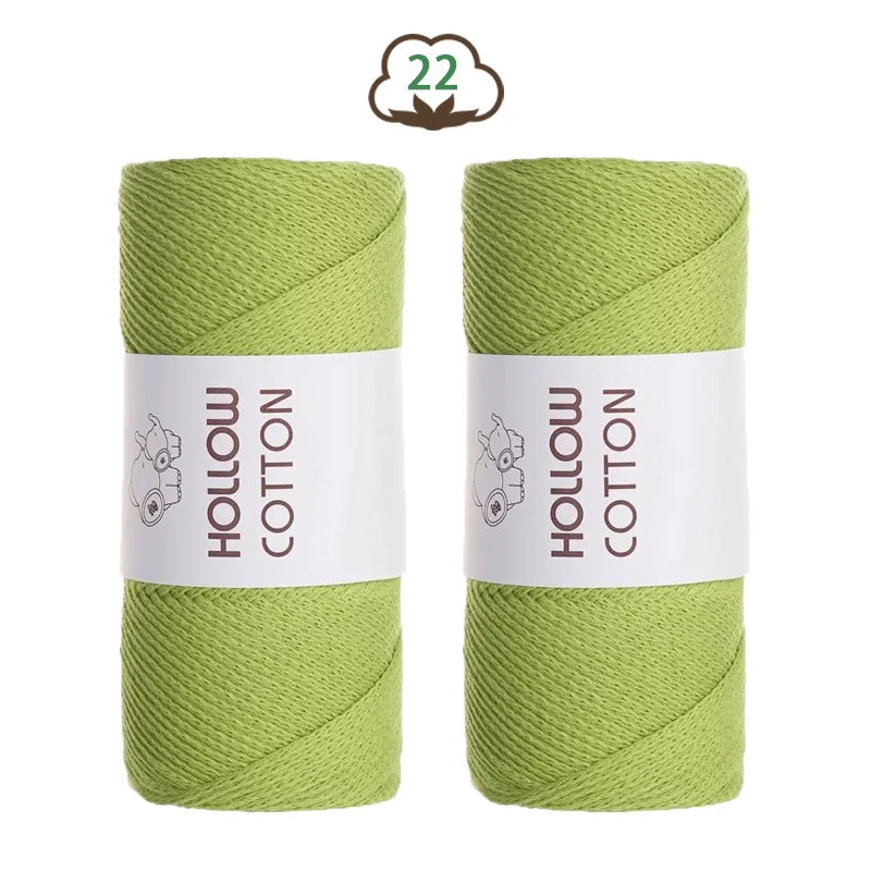 Yarn, Hollow Cord for Crochet Bags, Hats, Cushions & Handmade Accessories
