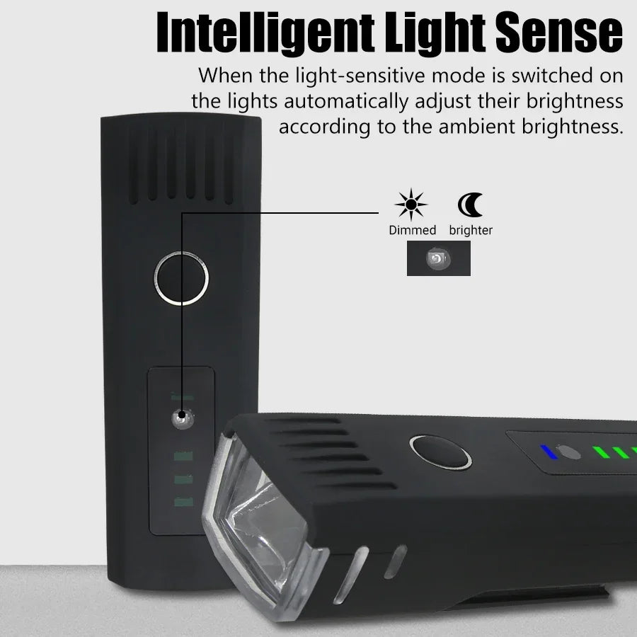 1000LM Bicycle Front Light Bright Premium Quality Replacement Accessory