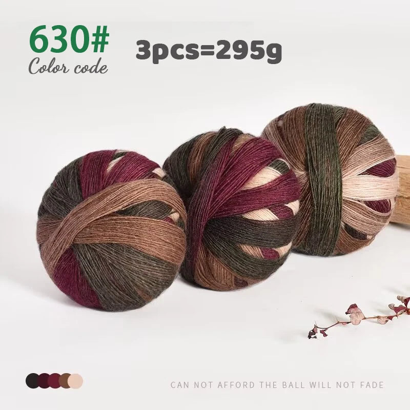 Yarn, Rainbow Gradient for Handmade Shawls, Sweaters, Hats & Knitwear
