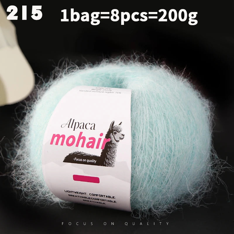 Yarn, Long-Pile Texture for Knitting Gloves, Hair Ties & Creative Crafts