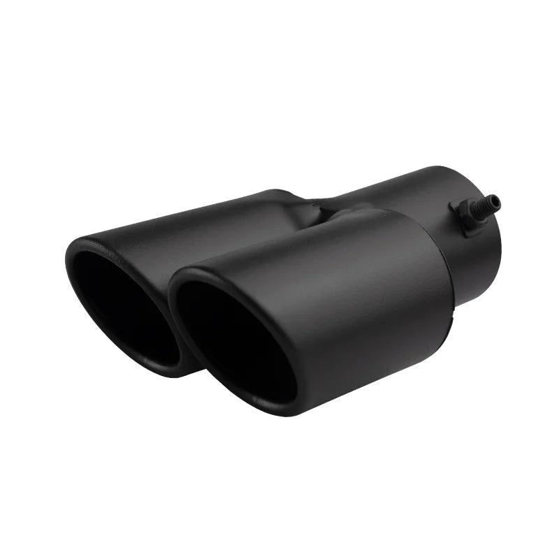 Universal 1-to-2 Stainless Steel Exhaust Tail Pipe Tip | Dual Outlet