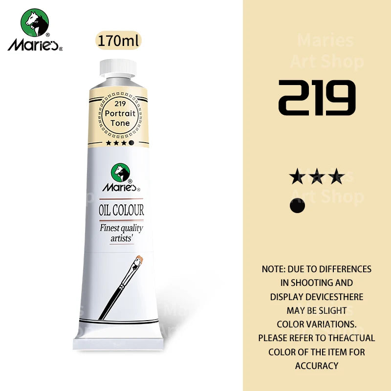 Oil Paint Large Tube, Marie's 170ml — 16 Colors, Artist Grade