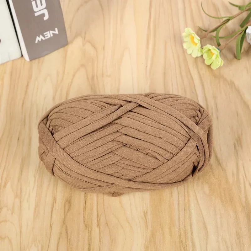 Yarn, Flat T-Shirt Style for Crochet Rugs, Bags, Slippers & Handmade Crafts