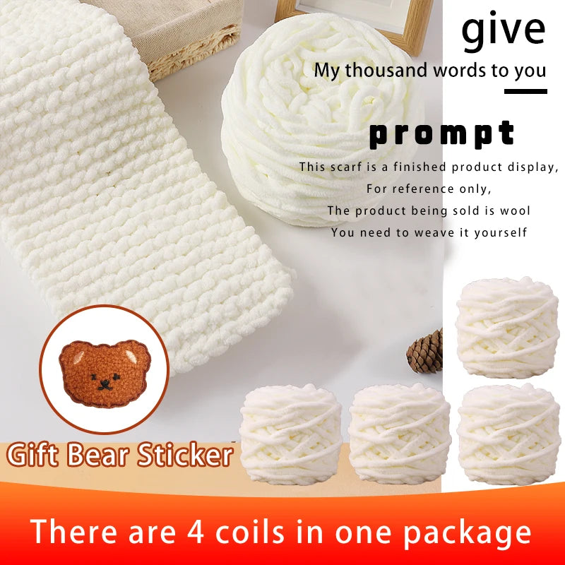 Yarn Pack for Handmade Scarves, Knitting Projects & Thoughtful Craft Gifts