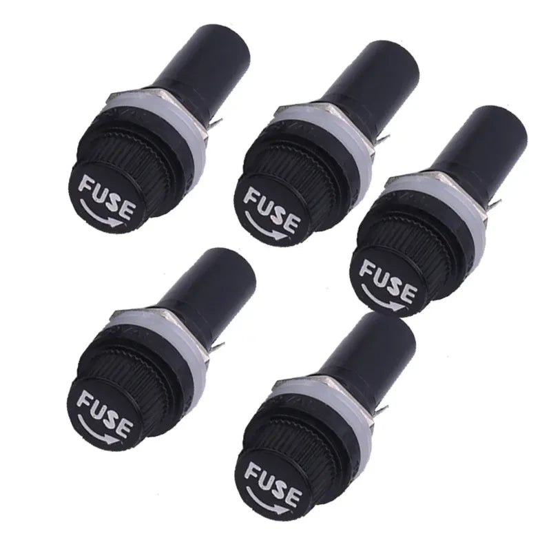 5x20 6X30mm Fuse Holders Black Premium Quality Replacement Accessory