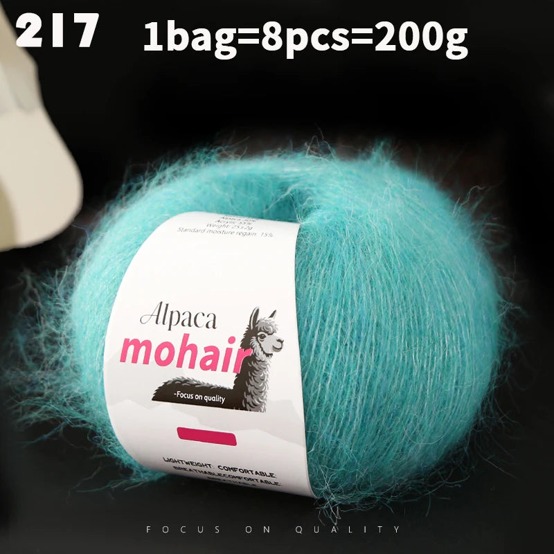 Yarn, Long-Pile Texture for Knitting Gloves, Hair Ties & Creative Crafts