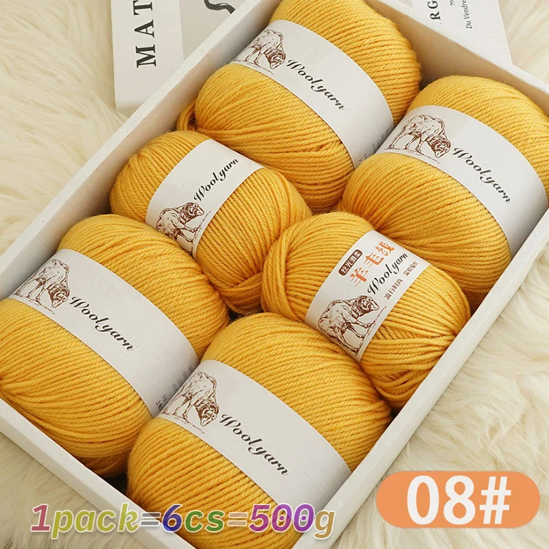 Yarn, Solid Color for Handmade Scarves, Sweaters, Gloves & Winter Hats